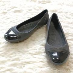 Crocs クロックス フラットシューズ パンプス w4 ブラック