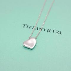美品 Tiffany&Co. ティファニー フルハート シルバー ネックレス