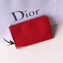 ディオール Dior ノベルティポーチ レッド 正規品 箱なしのサムネイル