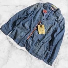デニムダンガリー　シャツ　160 新品未使用