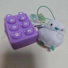プッシュ ポップ ポーチ くま キーホルダー、シマエナガストラップ
