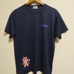 YONEX Tシャツ Mサイズ ネイビー ヨネックス どりョックマ 熊