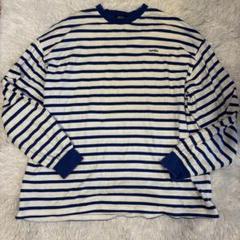 Nautica ブルーストライプ 長袖カットソー