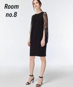 BEAMS roomno.8 ルームエイト ブラックドレス レーススリーブ Room no.8（ルームエイト）の「【Room no.8】レースショール