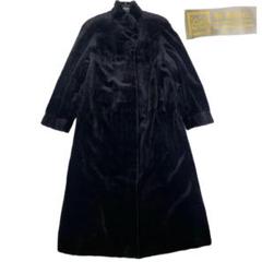 着丈約120cm！ 美品 サガミンク ロイヤル マキシ丈 ファーコート 黒 M 着丈約120cm！ 美品 サガミンク ロイヤル マキシ丈 ファーコート