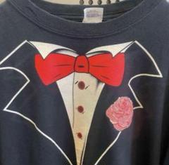 古着　ヴィンテージ　Tシャツ　プリントTシャツ　ビックサイズ　騙し絵　個性派