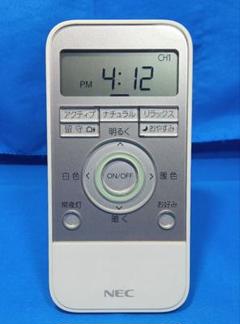 NEC ホタルクス 照明リモコン RE0302 LEDシーリングライト用 ①