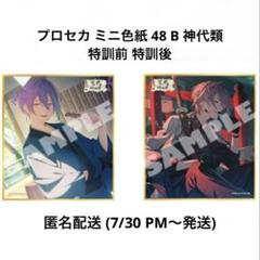 プロセカ ミニ色紙 48 B 神代類 特訓前 特訓後(7/30PM～発送