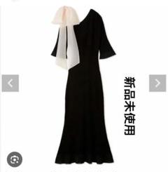 SNIDELショルダーリボンアシメニットワンピ SWNO242210のサムネイル