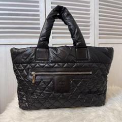 美品 CHANEL コココクーン GM ブラック レディース