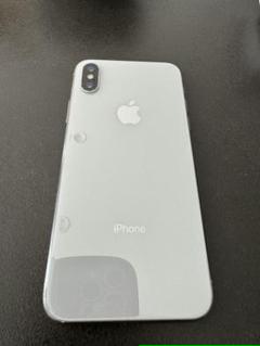 さ*る様 Apple iPhone X シルバー 本体 - メルカリ