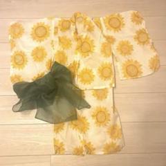 浴衣ドレス　ワンピース⭐︎帯つき