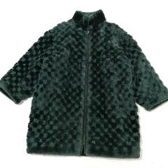 クリスチャンディオールツイードロングジャケットチェック柄
