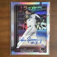 25シリ】 topps レジェンド A・ラミレス 直筆サインカード