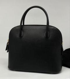 訳あり【極美品】celine LEFEBUREハンドバッグ 保存袋付き ⭐️ 極美品 CELINE セリーヌ レザー ハンドバッグ ブラック