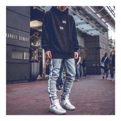 美品 mnml X86 STRETCH TRACK DENIM