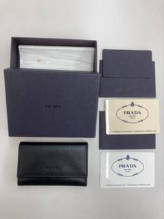 PRADA プラダ キーケース　ナイロン　テスート　レザー　本革　パープル PRADA プラダ キーケース ナイロン テスート レザー 本革 パープル