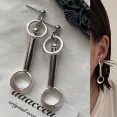 ▫︎▪︎1432025▪︎▫︎silverピアス/aaacccu