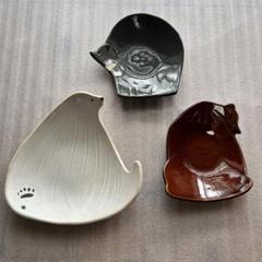 UMESHISO工房さん　クマ皿3点セット
