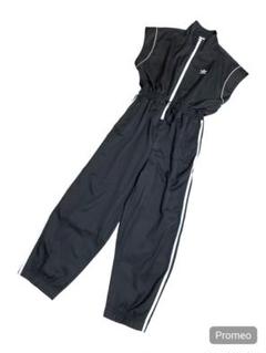 【美品】adidas ブラック ノースリーブジャンプスーツ