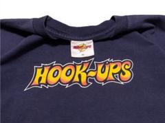 90s HOOK UPS tシャツ フックアップス　t vintage USA製のサムネイル