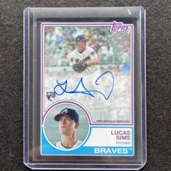 MLB Lucas Sims 99枚限定ルーキー直筆サインカードのサムネイル