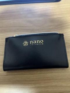 nano UNIVERSE 黒い財布 合成皮革