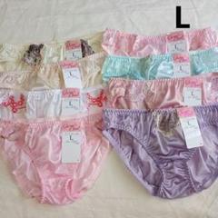 【L】8枚 レディース ショーツ 女性用下着 パンツ まとめ売り(H435)のサムネイル