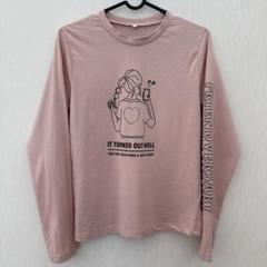 キッズ 長袖Tシャツ サイズ160 ピンク
