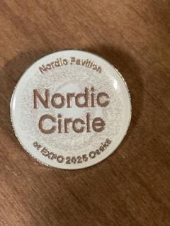 大阪関西万博 北欧館 ピンバッジ スタッフ Nordic circle 大阪関西万博 北欧館 ピンバッジ スタッフ Nordic circle - メルカリ