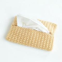 【New】ポケットティッシュ カバー ケース イエロー