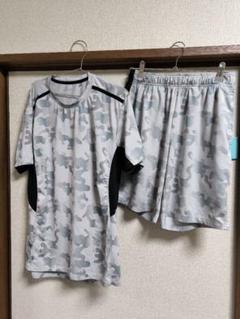 グレー迷彩 ジャージ上下セット メンズSサイズ　レディースМ〜Lサイズ