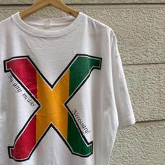 90s USA製 白 MALCOLM X プリントTシャツ vintage