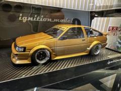 IG0467 1/43 Toyota Corolla Levin (AE86) 2Door GT Apex Red/Black | LINE UP |  [公式] ignition model - すべてはミニチュアカーコレクターのために。