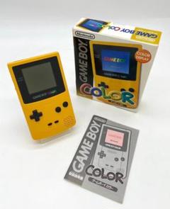 任天堂　ゲームボーイ カラー (イエロー)【メーカー生産終了】【美品】
