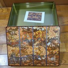 【九州国立博物館コラボ限定・花鳥図屏風】柄　空き缶・カード付き