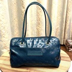 ✨良品✨GHERARDINI ゲラルディーニ ハンドバッグ ナイロン 緑 肩掛け