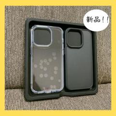 新品⭐wolirit iPhone 14Proケース2個 透明 マットブラック