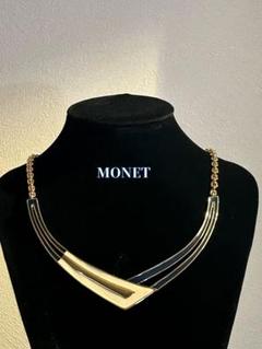 MONET モネ ゴールド ブラック ネックレス