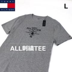 USAモデル◆トミーヒルフィガー「MCMLXXXV」刺繍Tシャツ/TT79L