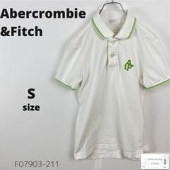Abercrombie&Fitch アバクロ ポロシャツ ワンポイント刺繍 半袖