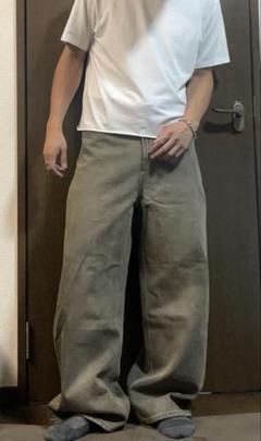 H&M リジット　バギーデニム　34サイズ　ブラウン　acne studios