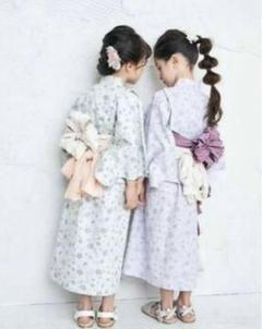 花柄浴衣　アプレレクール