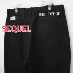 sequelシークエルTYPE-XFブラックチノ SEQUEL CHINO PANTS(TYPE-XF) | River