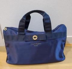 【新品】courrèges クレージュ ボストンバッグ 2way ネイビー courreges クレージュ ボストンバッグ ナイロン ネイビー 大容量