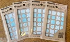 新品 布に貼れるステッカー アイロン不要 4枚セット　 irodo