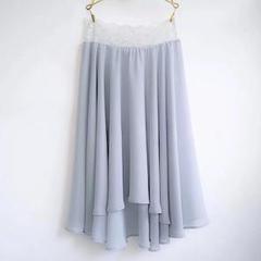 stina / black ribbon wrap skirt / short / dusty pink