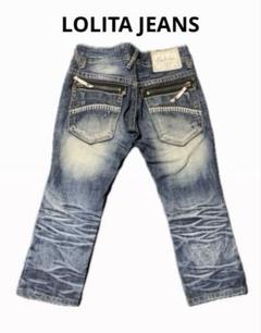 【ロリータ】クロップドデニムジーンズ LOLITA JEANS xs