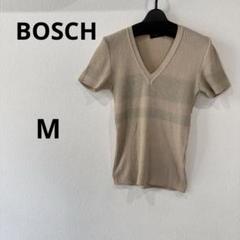 BOSCH レディース トップス ベージュ　半袖ニットのサムネイル