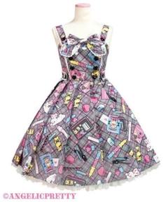 Fancy Candy JSK (2019, 1st Release) by Angelic Pretty